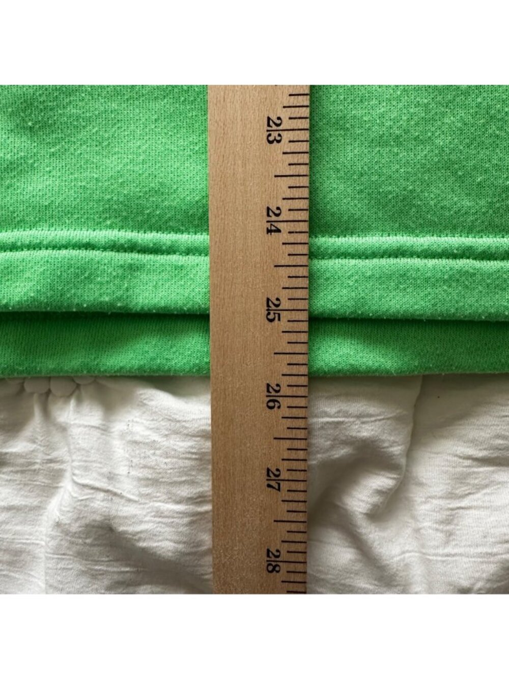 We11done Graphic Oversized Small Ex-Boyfriend Green Hooded T-Shirt/Sweatshirt - Picture 6 of 10